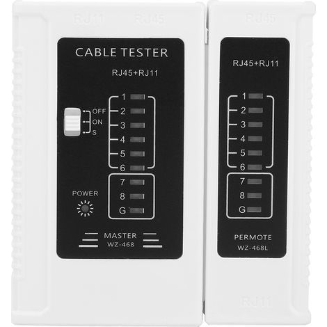 Multifunktions-RJ45/RJ11-Netzwerkkabeltester für Ethernet-LAN – Netzwerktestgerät (1/5)