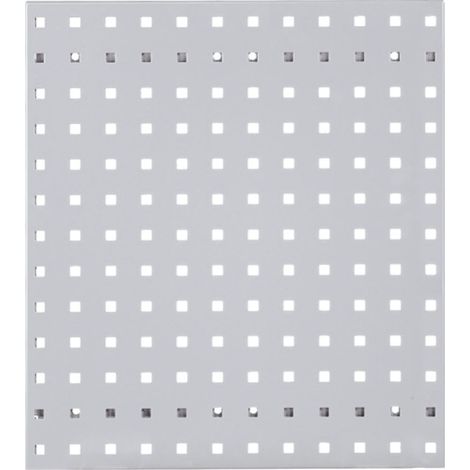 Piastra forata B450xL500mm grigio chiaro