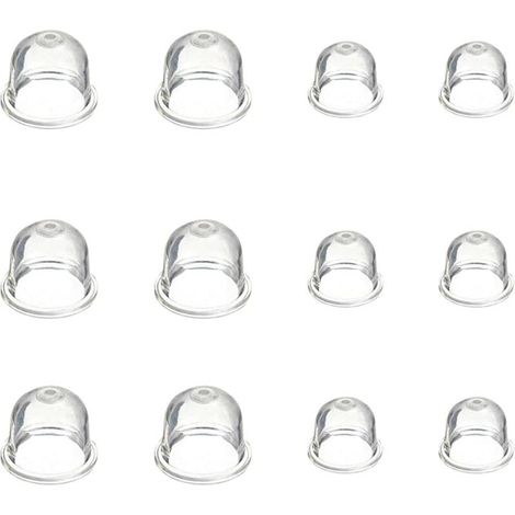 12 Pièces Ampoule d'amorçage, 19 mm et 22 mm, Plastique souple, Pour carburateur, Débroussailleuse, Tondeuse (1/5)