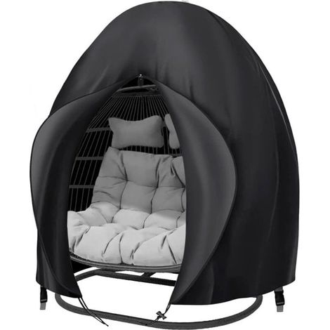 Housse Oeuf Suspendu Extérieur 200230 Deux Personnes Fauteuil Suspendu Couverture Imperméable Protection pour œufs Chaise pour Mobilier Balancelles de Jardin