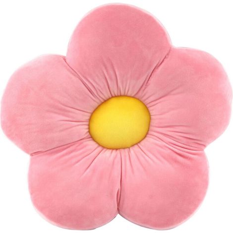 50cm Flower Shaped Plush Cushion, Seat Cushion (Pink) (1/4)