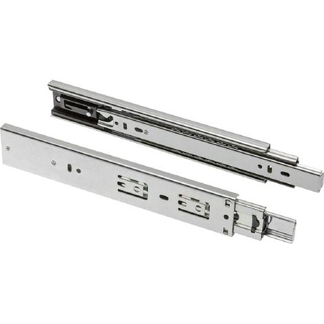 Schubkastenschiene Schubladenauszug mit Selbsteinzug 45mm Höhe 1 Paar Teleskopauszüge 300mm (1/3)