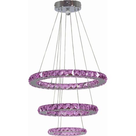Lampadario cristallo LED RGB Candellux Lords 33-63090 cromo (1/2)