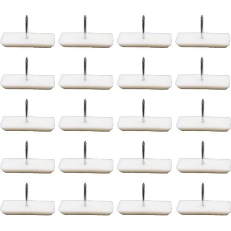 Packung mit 20 Nägeln für Holz- und Kunststoffmöbelbeine für Sofas