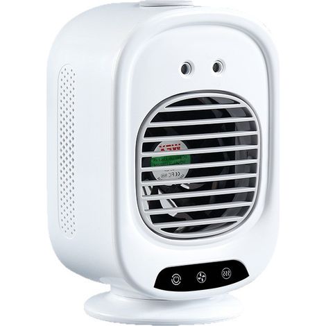 Ventilateur Rafraîchissant avec Brumisateur - Oscillant, Aromathérapie - Silencieux - Pour Bureau, Dormitory - Alovez