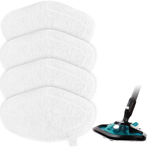 4 Pcs Vadrouilles de Rechange Lavables Pour Polti Vaporetto, Lingettes Reutilisable Pour Brosse PAEU0332 Polti Vaporetto (1/4)