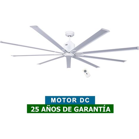 Casafan – Ventilateur de plafond 922013 223 cm – 9 pales – Télécommande 6 vitesses – Moteur 6W-29W – Efficacité énergétique 7,7 (m³/min)/W