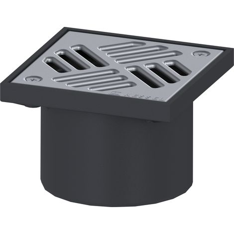 KESSEL-Elemento superiore - Griglia a fessura, V2A, 150 x 150 mm, K 3, 48950