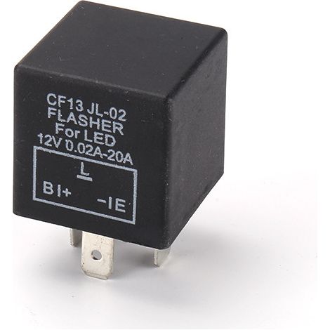 CF13 Blinkerrelais mit Kabel, Pin 3, zur schnellen Ansteuerung der Blinker. CF13 Relais (einstellbare Frequenz) mit Kabel.