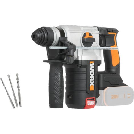 WORX WX380.9 Akku Bohrhammer – Bürstenloses 20V Werkzeug zum Bohren, Hammerbohren & Meißeln – Ohne Akku & Ladegerät (1/3)