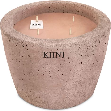 KIINI Betonkerze Sojawachs Modernes Design XS Schokolade (1/3)