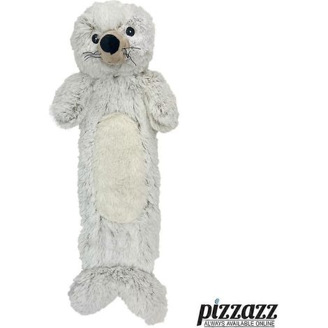 Bouillotte longue Warmies pour enfants avec housse amovible en peluche 3D - Couleur : Bleu marine