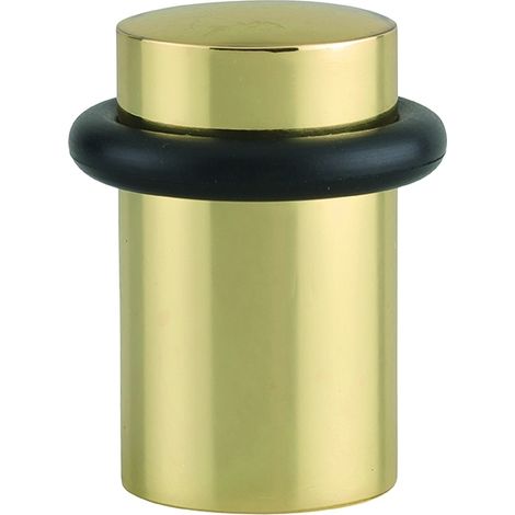 Fermaporta da pavimento Ø 25 mm, altezza 42 mm, finitura ottone – THIRARD (1/3)