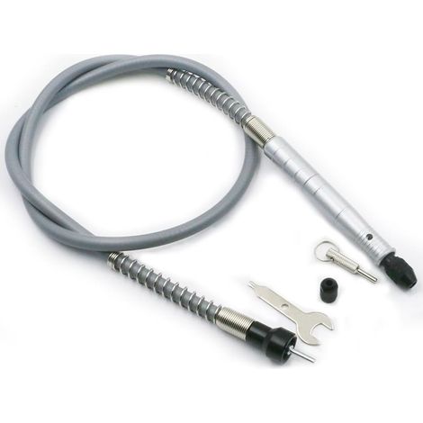 Arbre Flexible , Arbre Flexible Perceuse Axe 3.2mm / 1/8" pour Rallonger et Atteindre Adaptateur à Arbre Longueur pour Outil Multifonction Rotatif (1/5)