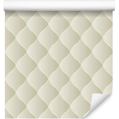 Papel pintado con diseño acolchado para salón y dormitorio, 50x1000 cm. (1/5)