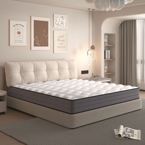 Qualitätsmatratzen Deluxe Matelas à ressorts ensachés 180x200cm H3 20cm - Made in CHINA & label Oeko TEX - matelas à ressorts 180x200 avec 1000 ressorts & housse en Lyocell - matelas 7 zones 180x200 H