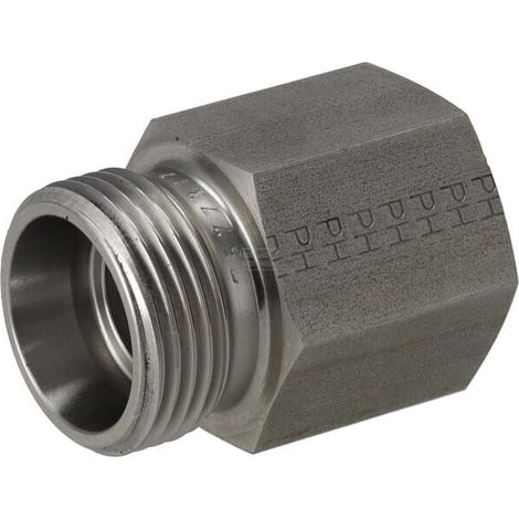 Racor hembra 15L x 3/8" BSP acero inox. PH HYDRAULIK GAS15LR38SS (1/2)
