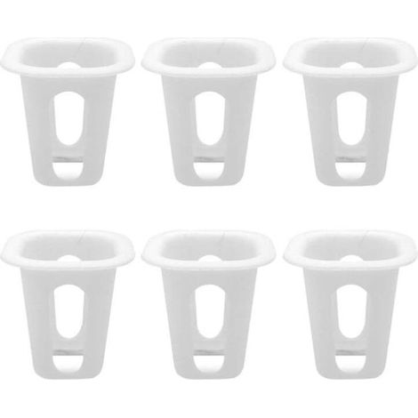 50pcs Plastic Garden Net Cup Set Planting Baskets Cup Set Garden Net Slotted Nursery Net Pots for Growing Hydroponic Aquaponics Orchid (1/5)