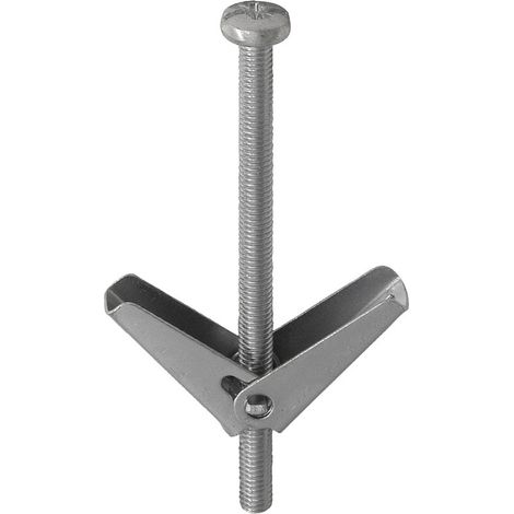 Forgefix TOG350M Lot de 10 systèmes de fixation pour plaque de plâtre M5 x 75 mm
