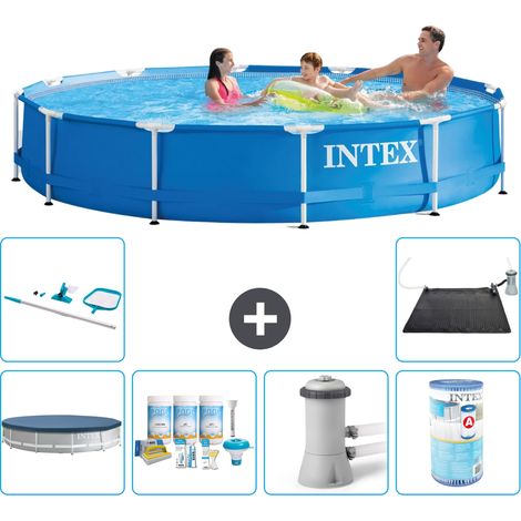 Intex Piscina con struttura Rotonda - 366x76 cm - 7-pezzi  S31551