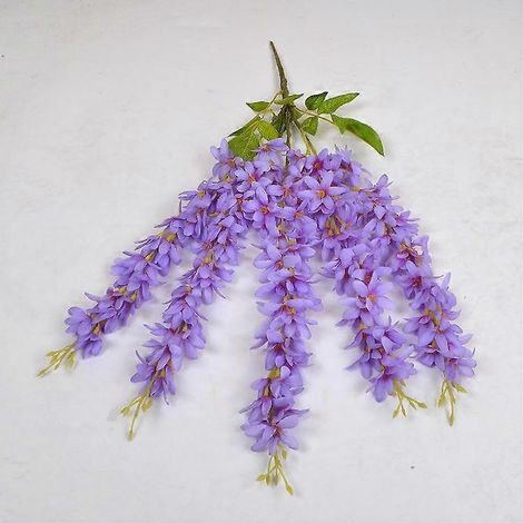 Guirlande florale décorative lilas glycine, guirlande de fleurs de lilas, décoration de mariage, plante suspendue pour la maison et les fêtes.violet (1/5)