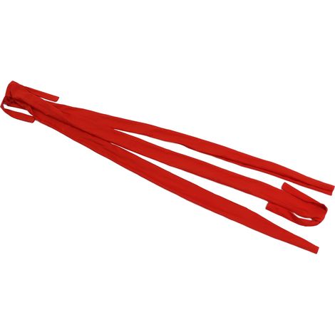 Sac à queue en polyester, garde la peau de la queue propre, facile à tresser, pour chevaux, sac à queue à 3 tubes, rouge (1/5)