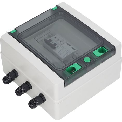 Boîte de jonction solaire photovoltaïque IP65 étanche à la poussière, entrée et sortie unique, PVC, 550V, coffret de combinaison pour panneaux solaires. (1/5)
