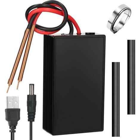 Batterie Soudeuse par Points, Machine de Soudage par Points, Mini Outil de Soudage par Points Portable DIY Ensemble Complet Batterie au Lithium Nickel Ceinture Soudage par Points (1/4)