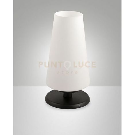 MILADY LAMPADA DA TAVOLO ATTACCO G9 LAMPADINA INCLUSA COLORE NERO DIMMERABILE D.6CM