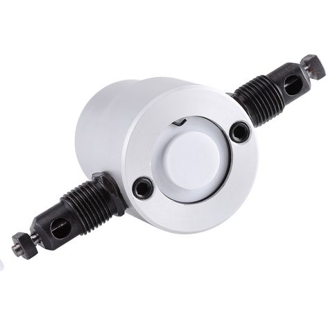Kit de découpe tôle pour perceuse électrique, accessoire nibbler double tête, outil de cisaille métal (1/5)