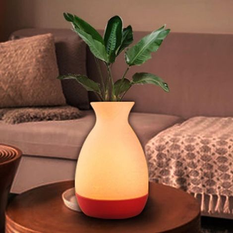 Lumière de Vase à LED Veilleuse Rechargeable 1pc Imperméable Lumière Ambiante Télécommande Décoration Changeant de Couleur Lampes d'ambiance pour Chambre Salon (1/5)