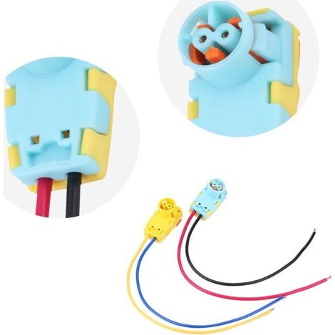Paire de connecteurs d'airbag pour voiture – 2 pièces en plastique et métal – Résistants à la rouille – Compatible avec Sonata. Focus. Volt (1/4)