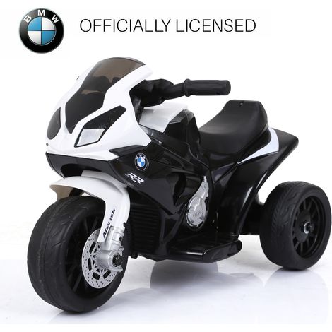 BMW S1000RR Trike Bike Motorbike Electric Ride On 6v Kids Bike Official Licensed Bikes Black (1/5)