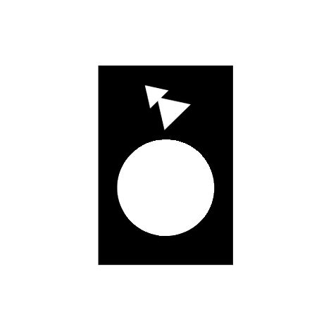 Etichetta 30x40mm nero indietro lento-veloce - SCHNEIDER ELECTRIC