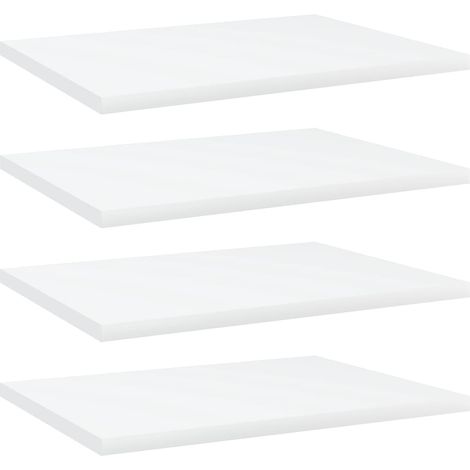 Bücherregal-Bretter 4 Stk. Weiß 40x30x1,5 cm Holzwerkstoff