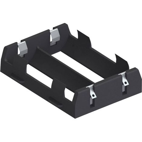 Support de pile 2x 26650 Keystone Electronics 1109 raccordement à souder (L x l x H) 77 x 56 x 19 mm