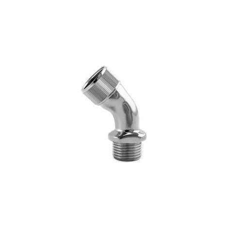 Coude Douchette Laiton Chromé 90° Filetage Intérieur Extérieur M15x1 Raccord Angle Salle de Bain Robinetterie (1/3)