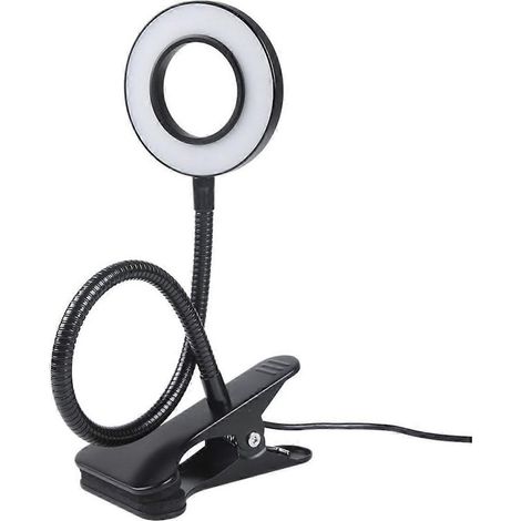 Lampe de bureau à pince LED réglable, lumière chaude, protection des yeux, lampe de lecture multifonctionnelle