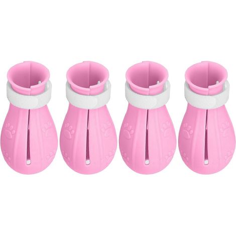Bottines pour chats anti-griffures, chaussures en silicone, couvre-pieds adaptés aux cliniques vétérinaires et animaleries (unité B) (1/2)
