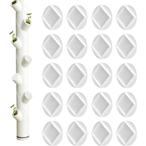 Plant Spacer Caps - 20 Protecteurs De Tubes d'eau Couvertures pour Tuyaux de Culture Jardinage Domestique en Arrière-Cour, Serre, Intérieur et Extérieur (1/5)