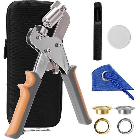 Kit d'outils pour œillets, œillets de 10 mm (3/8 pouce), pince à œillets pour bâches, cuir et travaux manuels (1/5)