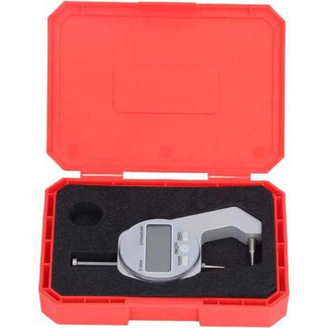 Thickness Gauge Range 0-10MM LCD Screen Digital Display Mini Curved Tip Thickness Gauge MUMU (1/4)