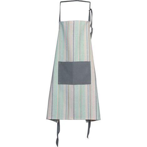 Delantal algodón multicolor 80x85h cm