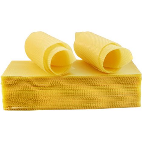 Qcwwy Tasses à café Tasses, Feuilles de Fondation en Nid d'abeille en Cire d'abeille pour Enfants Adultes 10 Pièces Feuilles de Cire d'abeille pour la Fabrication de Bougies (1/5)