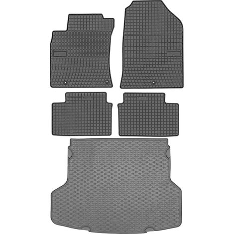 Hyundai i30 III Kombi / SW desde 07.2017 SET - Alfombrillas de goma para coche + alfombrilla para maletero