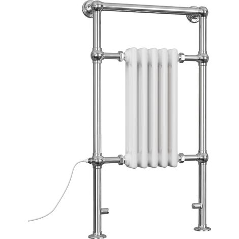 Adisham - Traditional Electric Towel Rail H963mm x W538mm 400w Standard (1/3)