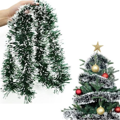 Guirlandes De Noel, Guirlande Verte Sapin De Noel 10m, Decoration Sapin Noel,Guirlande De Sapin Artificiel, Christmas Decoration, pour Décorations Noël Et Festivals Intérieur/Extérieur (1/5)