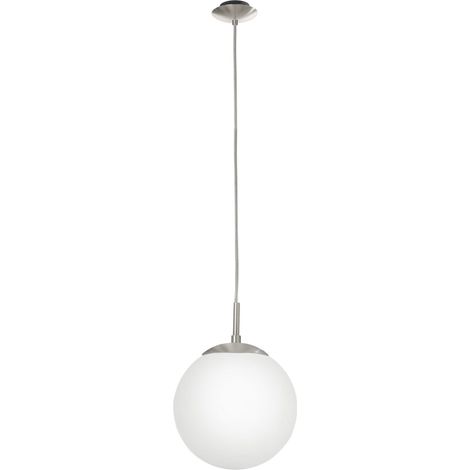 Hängeleuchte 110 cm aus Metall und Opalglas mit verstellbarer Höhe - Eglo Rondo
