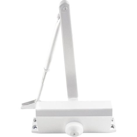 Ferme-porte réversible Handlock DS503 blanc avec retenue