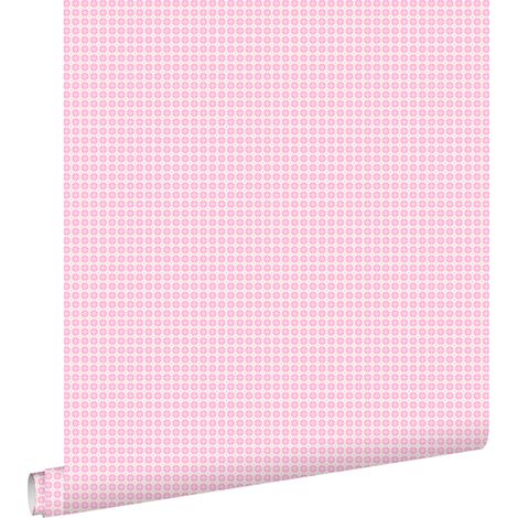 papier peint points rose clair - ESTAhome (1/5)